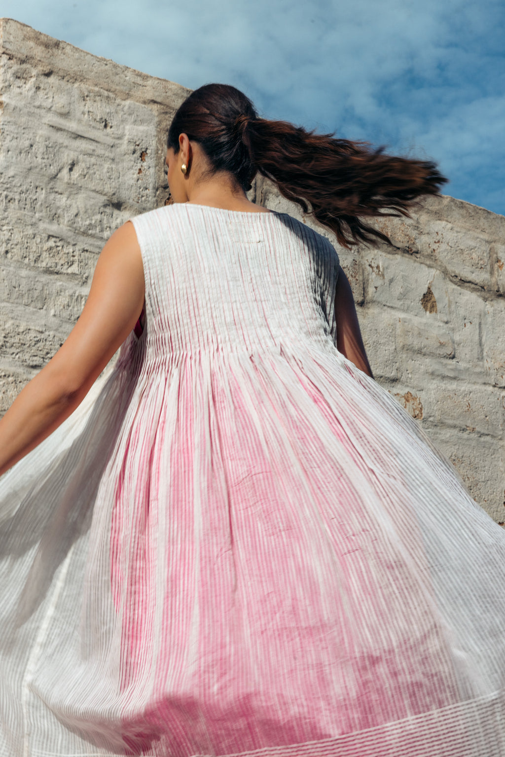 Plissé Dress
