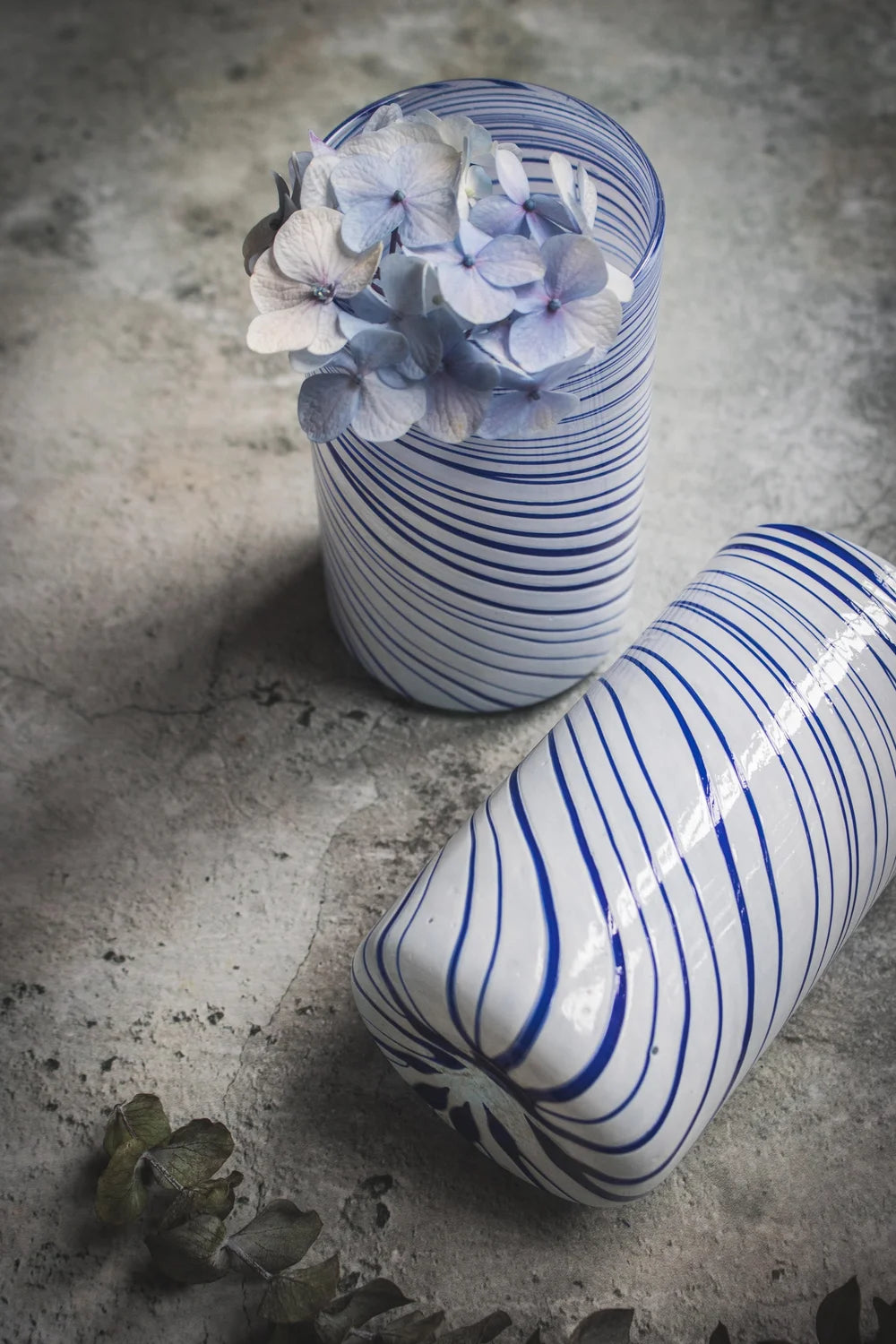 Tall Swirl Glass